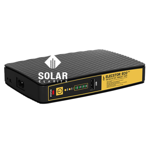 Elecstor 18W Mini UPS 12000mAh - Solar Clarity